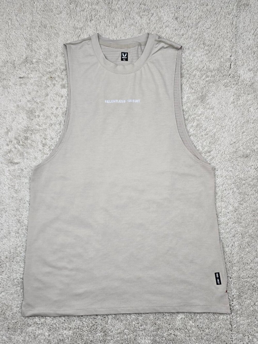 ASRV Silver-Lite T Shirt Grey Mens Size Large L DSG-0837 Workout USA Train
